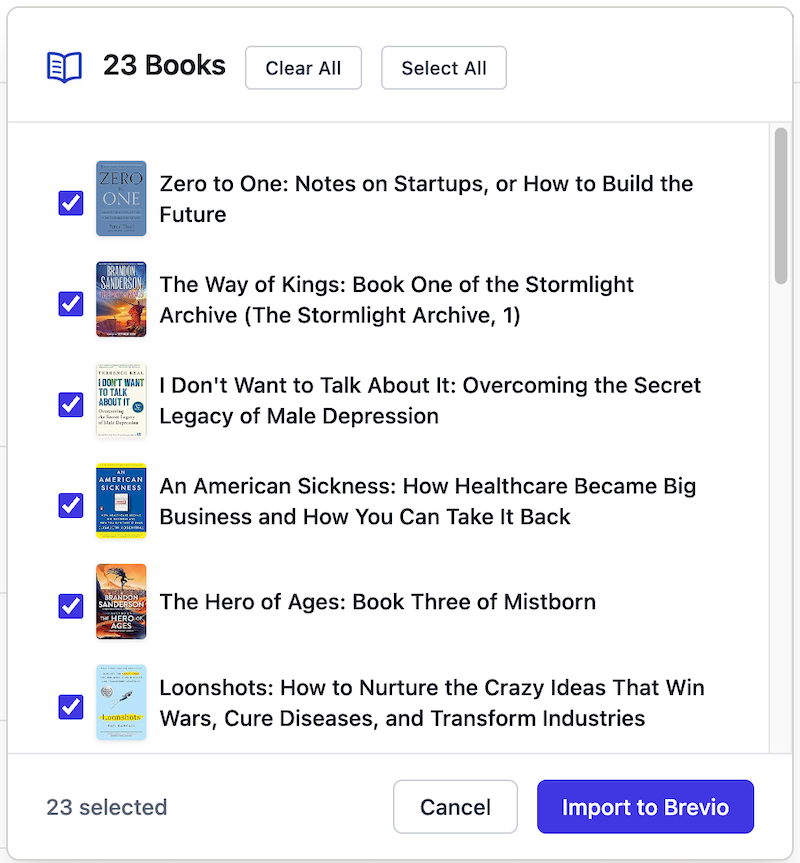 Brevio browser extension screenshot